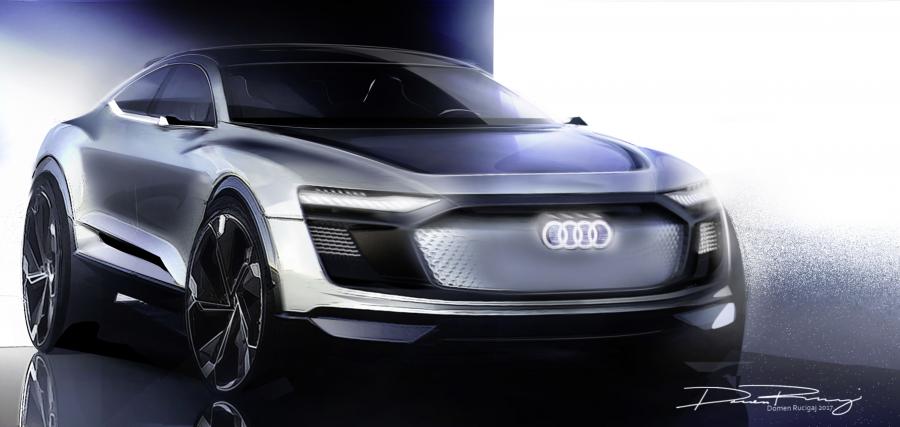 Эскиз Audi e-tron Sportback Concept 2017 года  (фото 19 из 35)